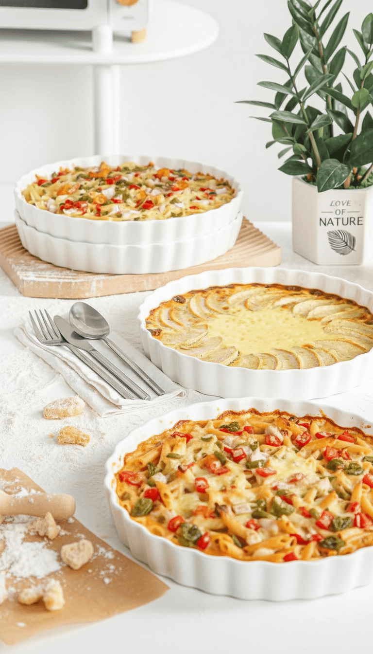 Porcelain Quiche Baking Dish