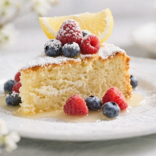 Lemon Berry Cake Delight: Moist, airy cake with zesty lemon and fresh berries—ideal for spring parties. Save this idea so you can come back to it later.
