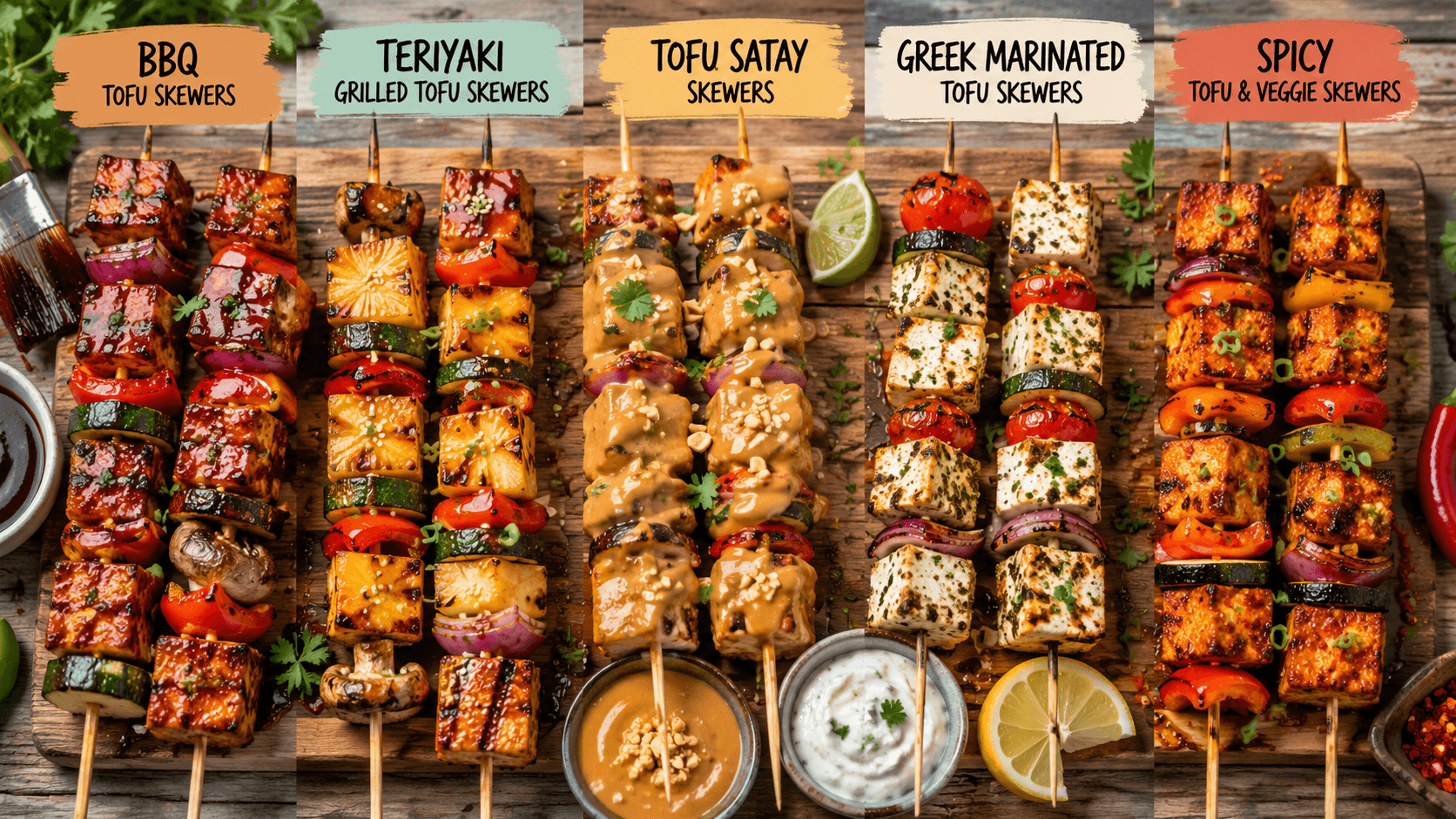 tofu skewers