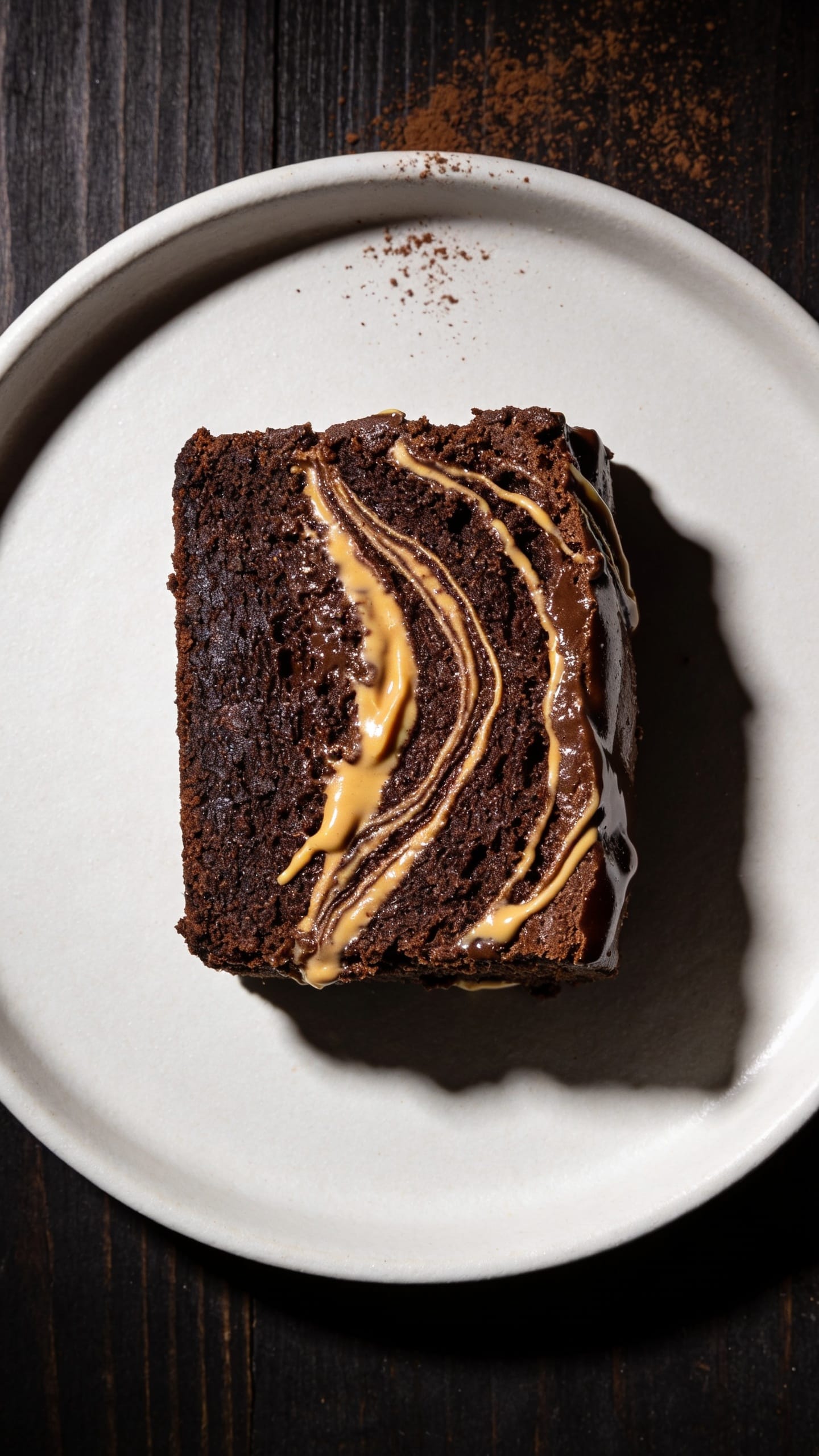 Peanut butter swirl vegan brownies with rich chocolate centers and creamy nut butter ribbons

